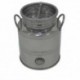 Bidone 20 L in acciaio inox - Dim. bocca 200 mm