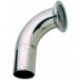 CURVA A MORSETTO CON PORTAGOMMA DN 150X150