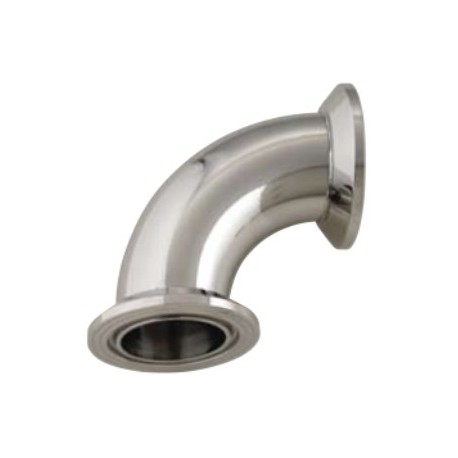 CURVA A 90ø A MORSETTO ANTI RISTAGNO DN 40