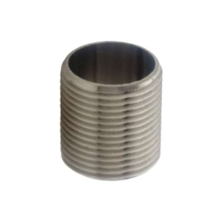 NIPPLO SEMPLICE FIL. GAS RICAVATO DA TUBO DN 3/8"