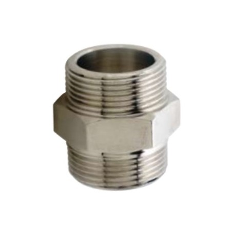 NIPPLO CON ESAGONO FILETTATO GAS MICROFUSO 3/4"