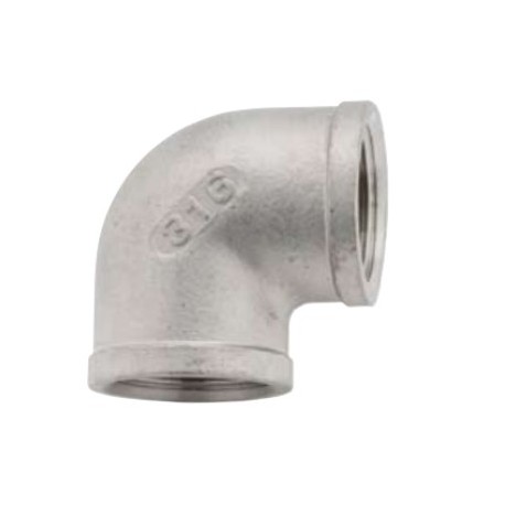 GOMITO FILETTATO FEMMINA GAS - MICROFUSO 1/2"