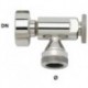 RUBINETTO PORTALIV. SUP. M. DIN 15 (TUBO MM24)