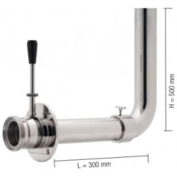 VALVOLA DI DECAN.DN 80X80 FLAN.PN10/DIN F.C/FISSA