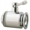 VALVOLA M.GAS/MORS./GHIERA/SFERA PIENA 1"1/4X40