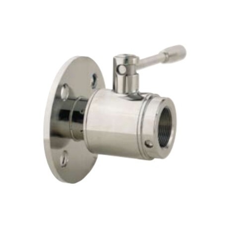 VALVOLA FLAN.PN6/F.GAS 40X1"1/2 SFERA PIENA