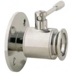 VALVOLA FLAN.PN10/MORS. 80X80 SFERA PIENA